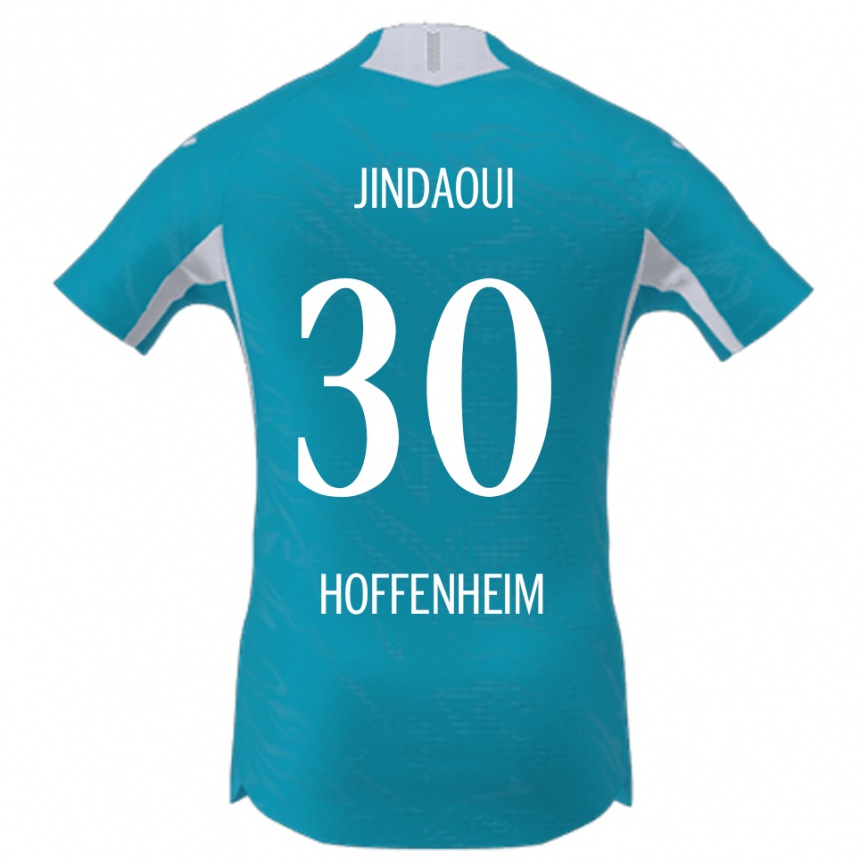 גברים כדורגל Nader Jindaoui #30 תכלת הרחק ג'רזי 2025/26