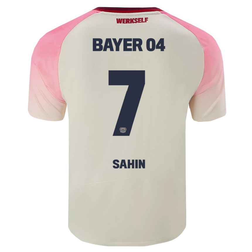 גברים כדורגל Batuhan Sahin #7 ורוד אוף וויט הרחק ג'רזי 2025/26