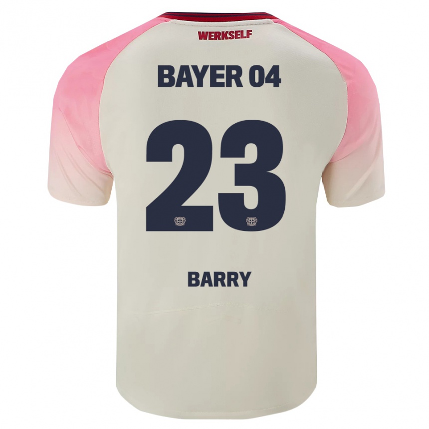 גברים כדורגל Alpha Barry #23 ורוד אוף וויט הרחק ג'רזי 2025/26