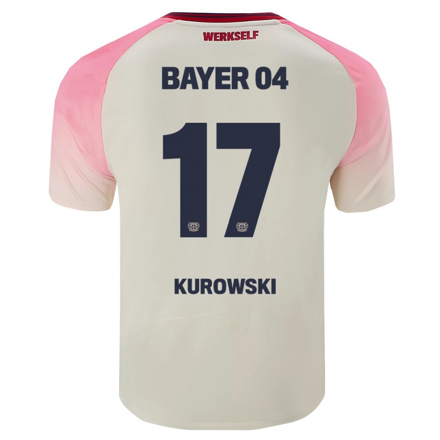 גברים כדורגל Julien Kurowski #17 ורוד אוף וויט הרחק ג'רזי 2025/26