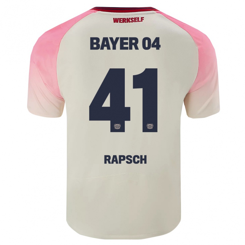 גברים כדורגל Simeon Rapsch #41 ורוד אוף וויט הרחק ג'רזי 2025/26