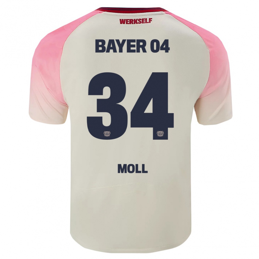 גברים כדורגל Anne Moll #34 ורוד אוף וויט הרחק ג'רזי 2025/26