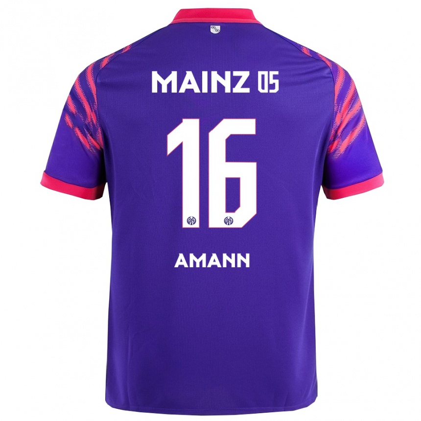 גברים כדורגל ג׳ייסון אמאן #16 נייבי ורוד הרחק ג'רזי 2025/26