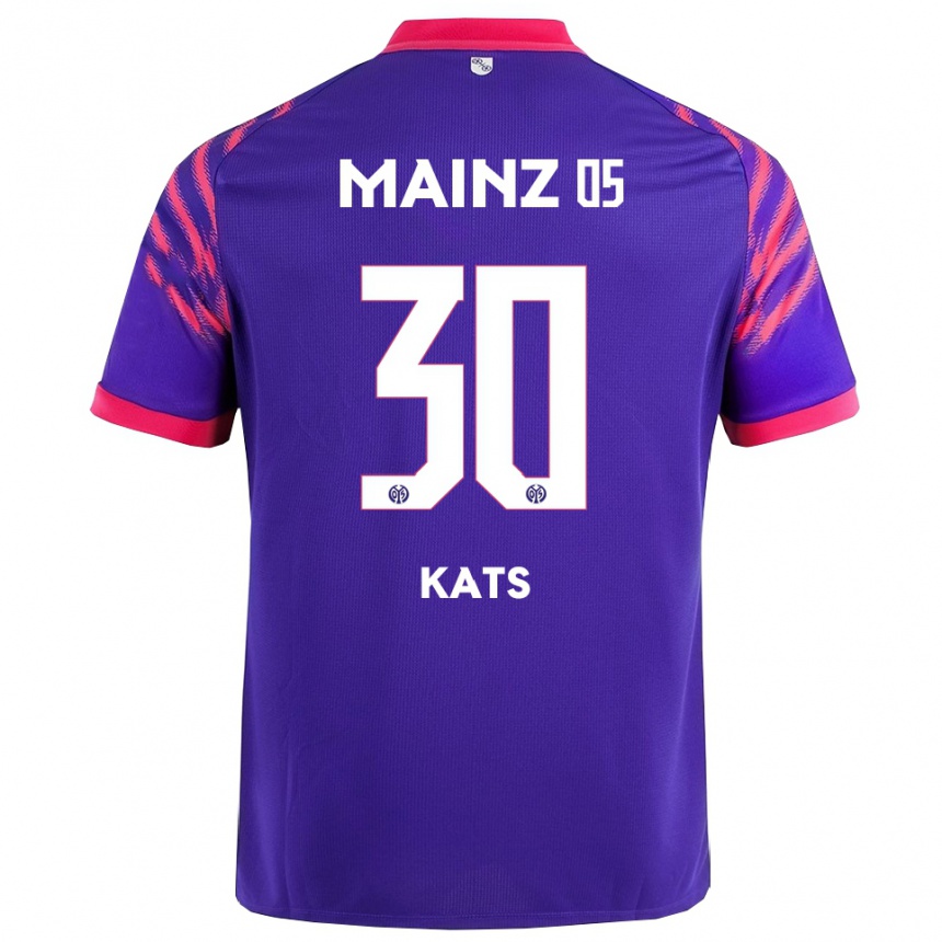 גברים כדורגל Vital Kats #30 נייבי ורוד הרחק ג'רזי 2025/26