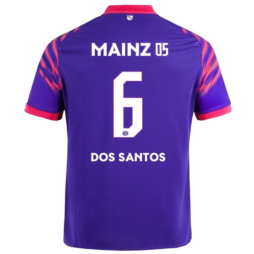 גברים כדורגל Alexandre Tavares Dos Santos #6 נייבי ורוד הרחק ג'רזי 2025/26
