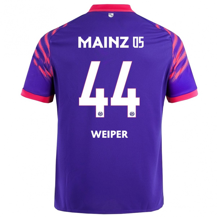 גברים כדורגל נלסון וייפר #44 נייבי ורוד הרחק ג'רזי 2025/26