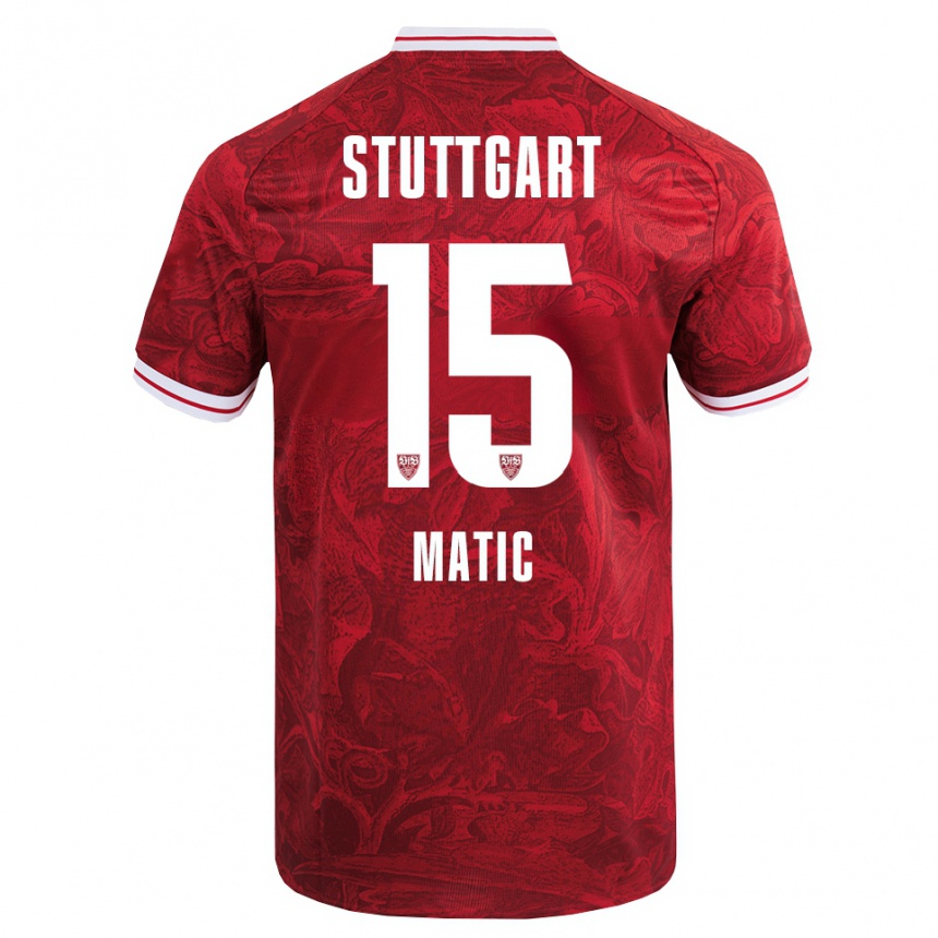 גברים כדורגל ניקולס מאטיץ' #15 אדום שחור הרחק ג'רזי 2025/26