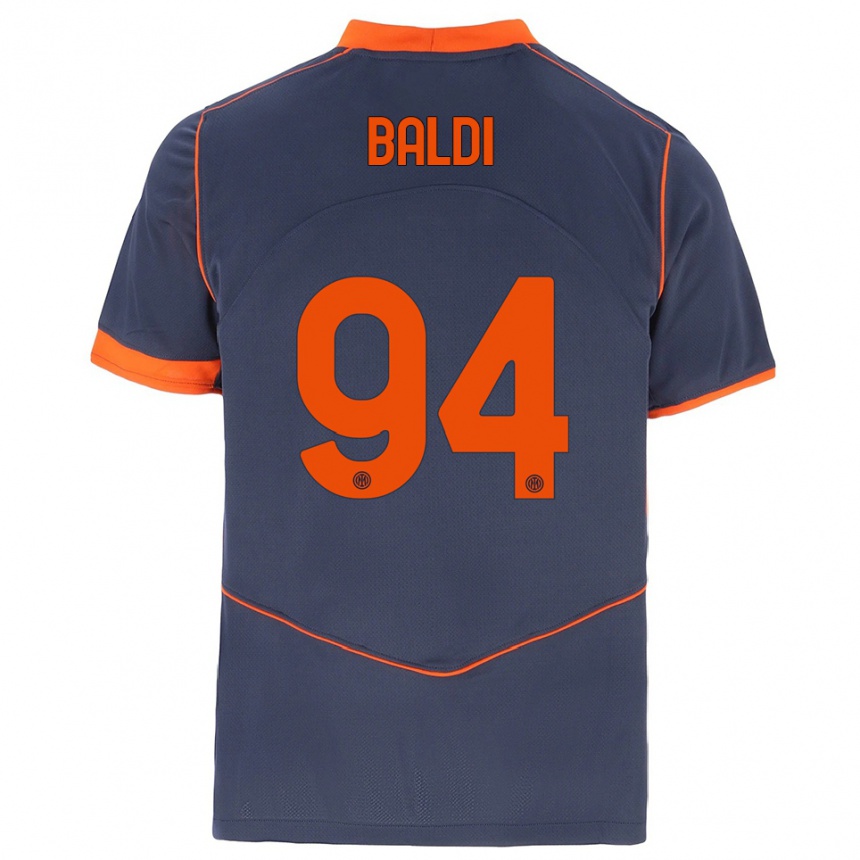 גברים כדורגל רקלה באלדי #94 אפור כתום ג'רזי קיט שלישי 2025/26