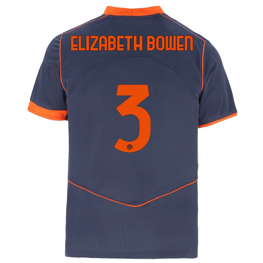 גברים כדורגל קייטי בוון #3 אפור כתום ג'רזי קיט שלישי 2025/26