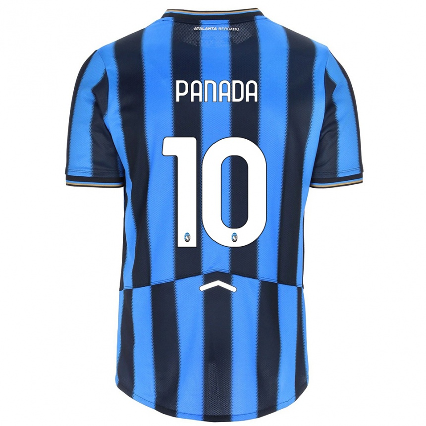 נשים כדורגל סימונה פאנאדה #10 תכלת שחור ג'רזי ביתית 2025/26