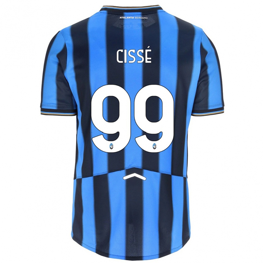 נשים כדורגל מוסטפה סיסה #99 תכלת שחור ג'רזי ביתית 2025/26