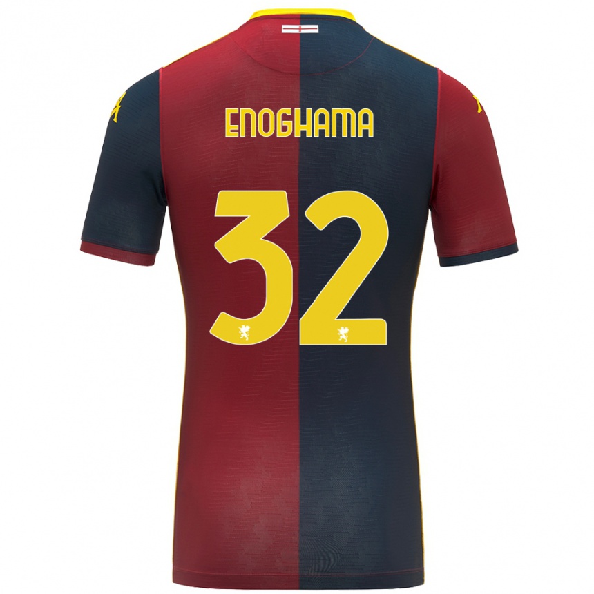 נשים כדורגל Isaac Enoghama #32 אדום כחול מלכותי ג'רזי ביתית 2025/26