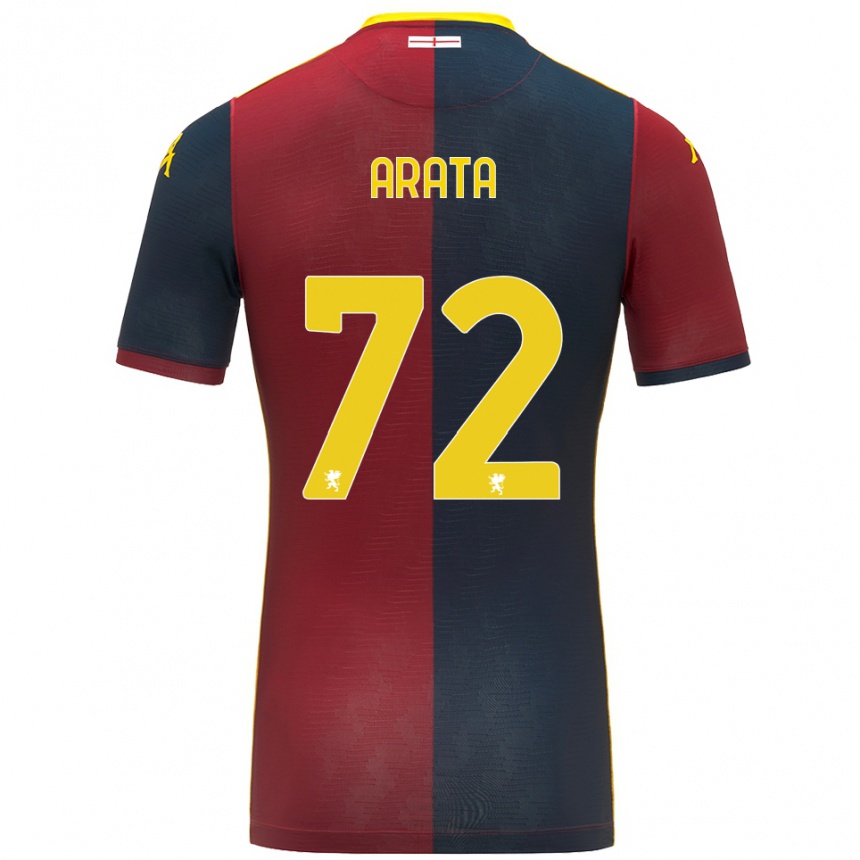 נשים כדורגל Stefano Arata #72 אדום כחול מלכותי ג'רזי ביתית 2025/26