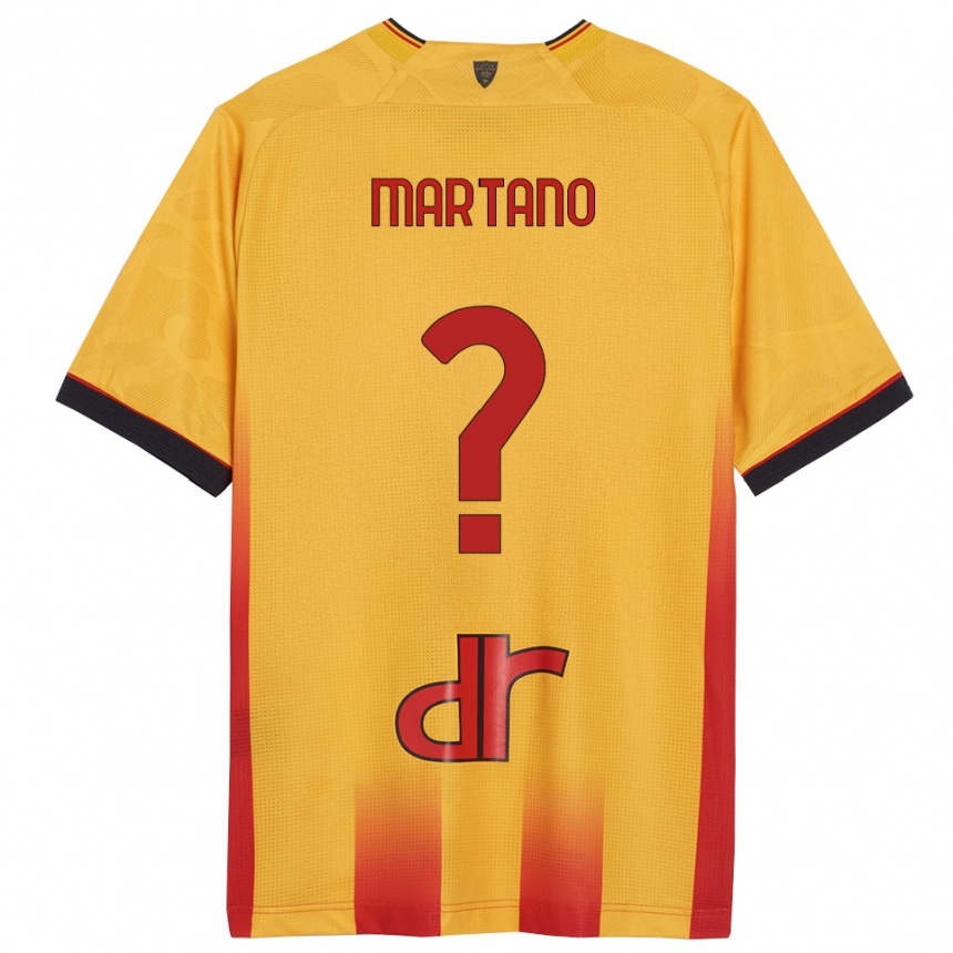 נשים כדורגל Diego Martano #0 צהוב כתום ג'רזי ביתית 2025/26