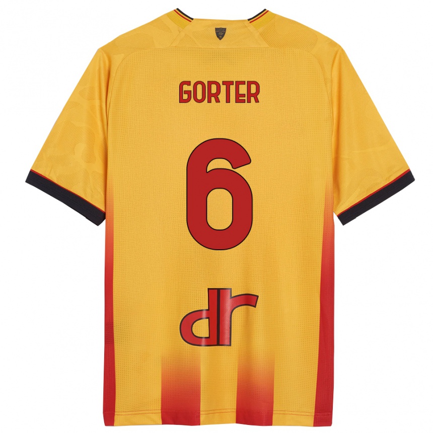נשים כדורגל אולאף גורטר #6 צהוב כתום ג'רזי ביתית 2025/26