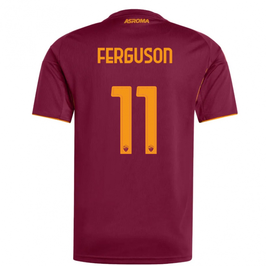 נשים כדורגל איוואן פרגוסון #11 בורגונדי כתום ג'רזי ביתית 2025/26
