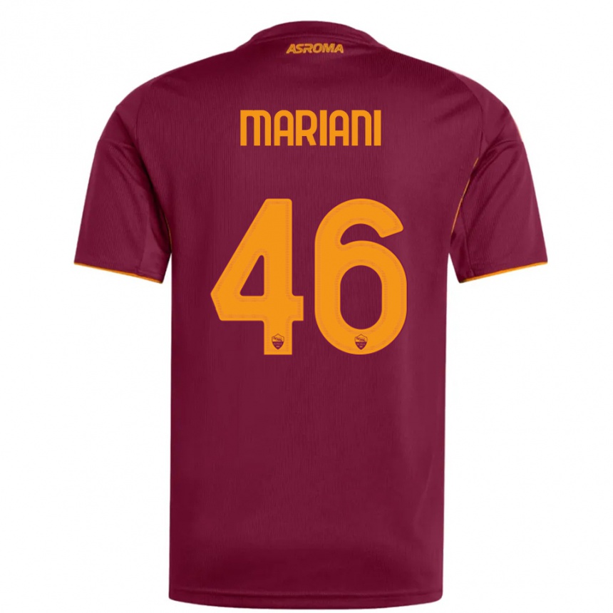 נשים כדורגל Christian Mariani #46 בורגונדי כתום ג'רזי ביתית 2025/26