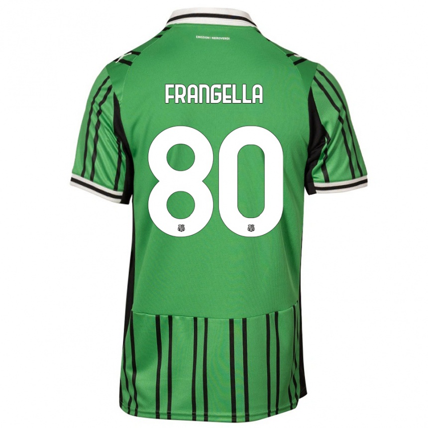 נשים כדורגל Christian Frangella #80 ירוק שחור ג'רזי ביתית 2025/26