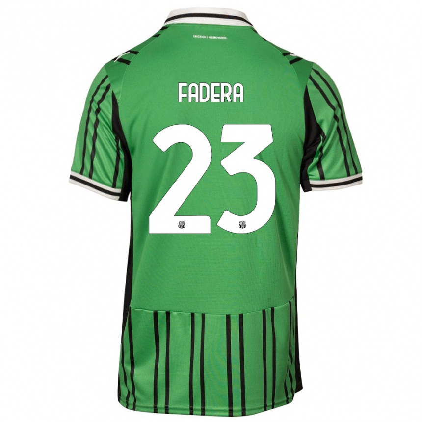 נשים כדורגל אליו פאדרה #23 ירוק שחור ג'רזי ביתית 2025/26