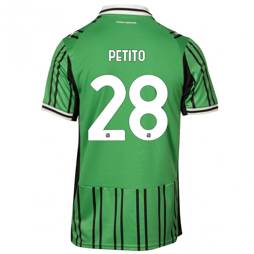 נשים כדורגל Christian Petito #28 ירוק שחור ג'רזי ביתית 2025/26