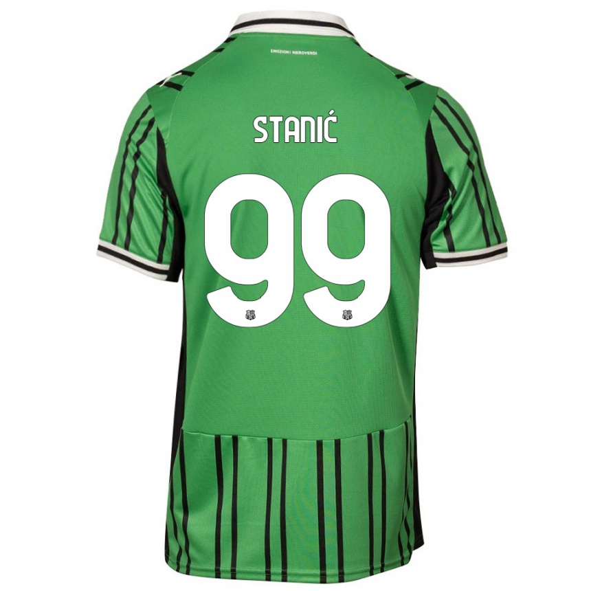 נשים כדורגל פוליינה סטאניץ׳ #99 ירוק שחור ג'רזי ביתית 2025/26