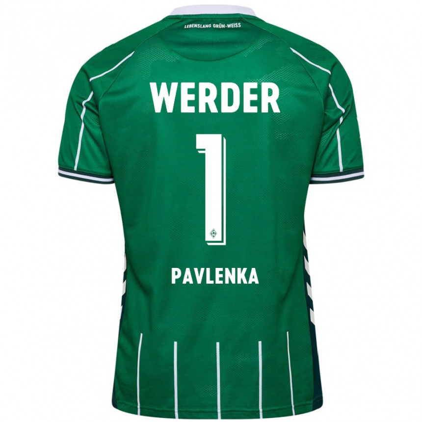 נשים כדורגל ייז'י פאבלנקה #1 ירוק לבן ג'רזי ביתית 2025/26