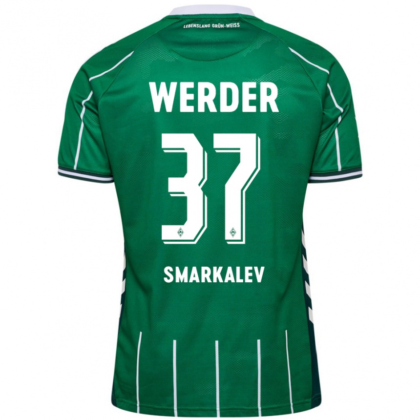 נשים כדורגל Stefan Smarkalev #37 ירוק לבן ג'רזי ביתית 2025/26