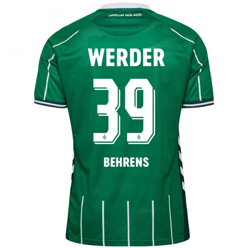 נשים כדורגל ג'ט ברנס #39 ירוק לבן ג'רזי ביתית 2025/26