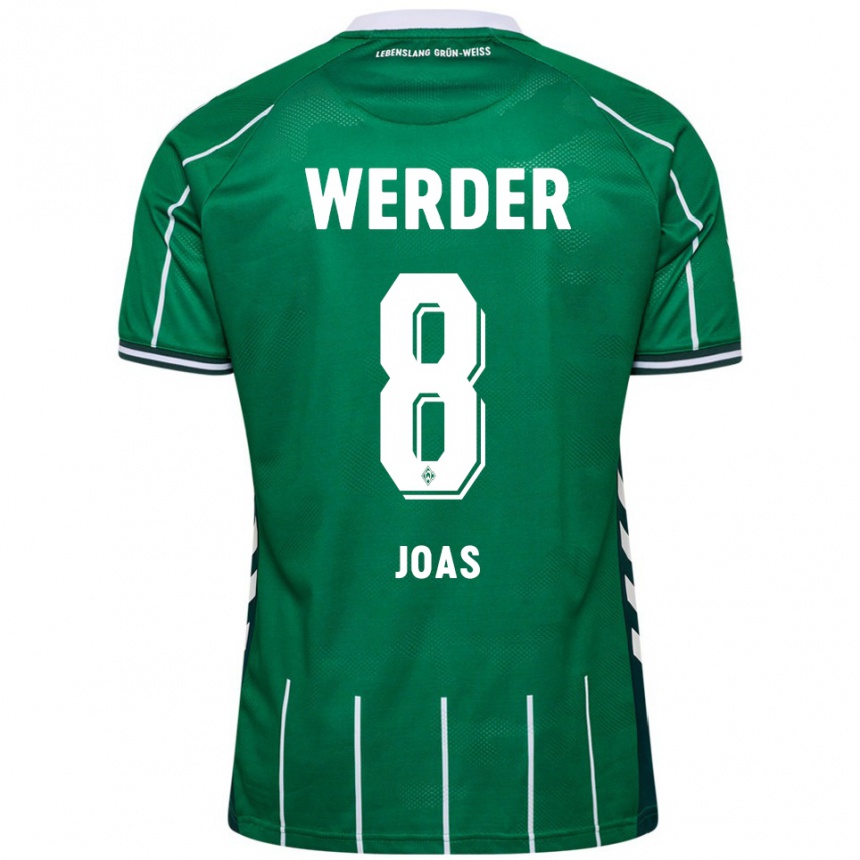 נשים כדורגל ג׳וליוס יואס #8 ירוק לבן ג'רזי ביתית 2025/26