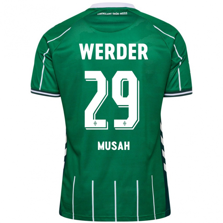 נשים כדורגל סלים מוסה #29 ירוק לבן ג'רזי ביתית 2025/26