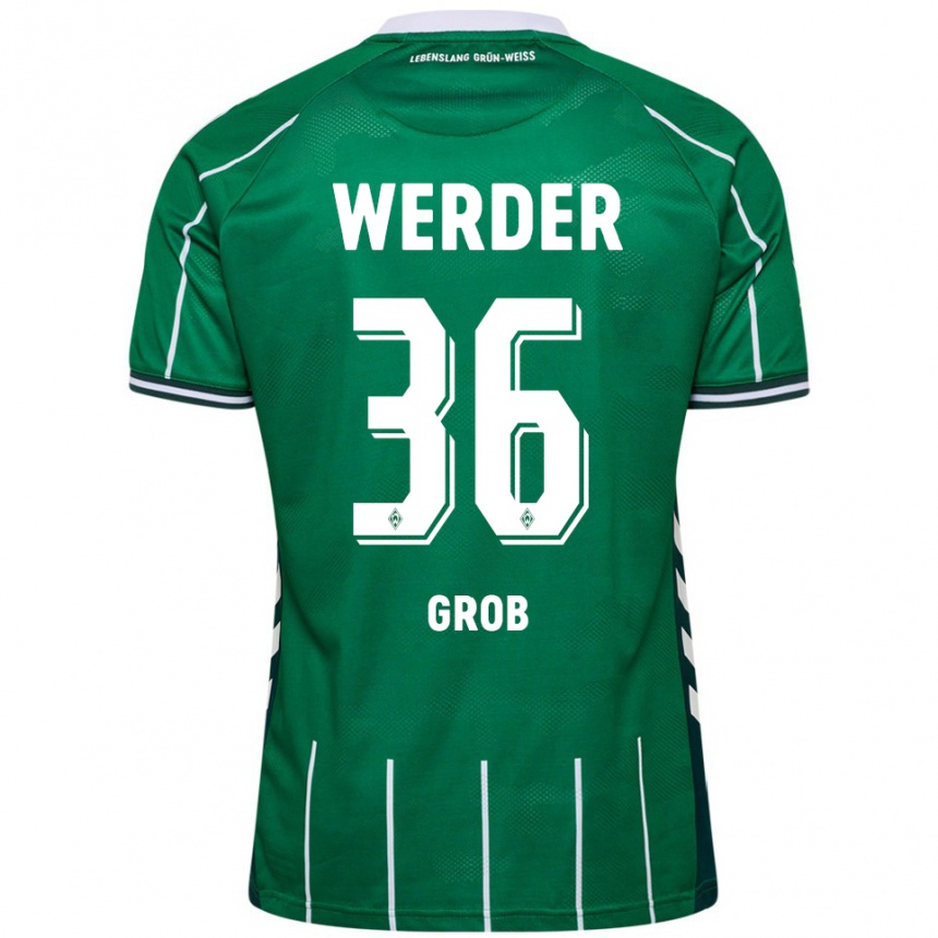 נשים כדורגל כריסטיאן גרוס #36 ירוק לבן ג'רזי ביתית 2025/26