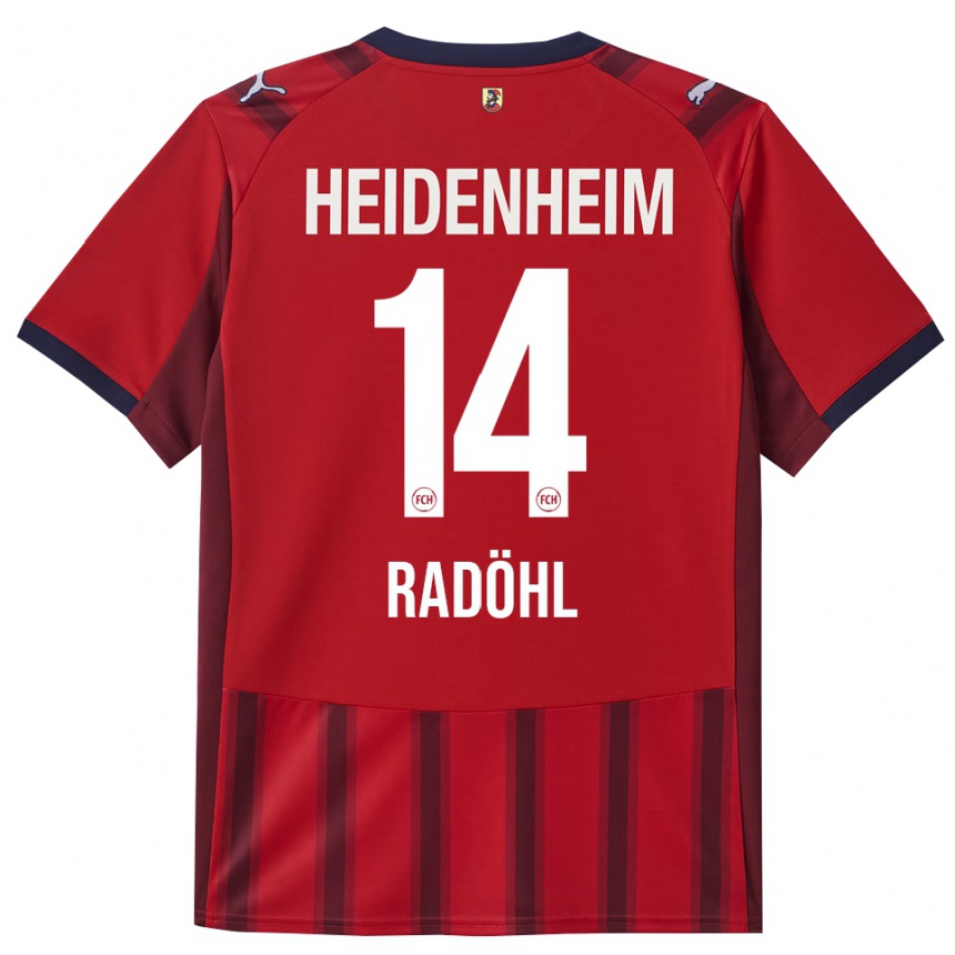 נשים כדורגל Tim Radöhl #14 אדום נייבי ג'רזי ביתית 2025/26