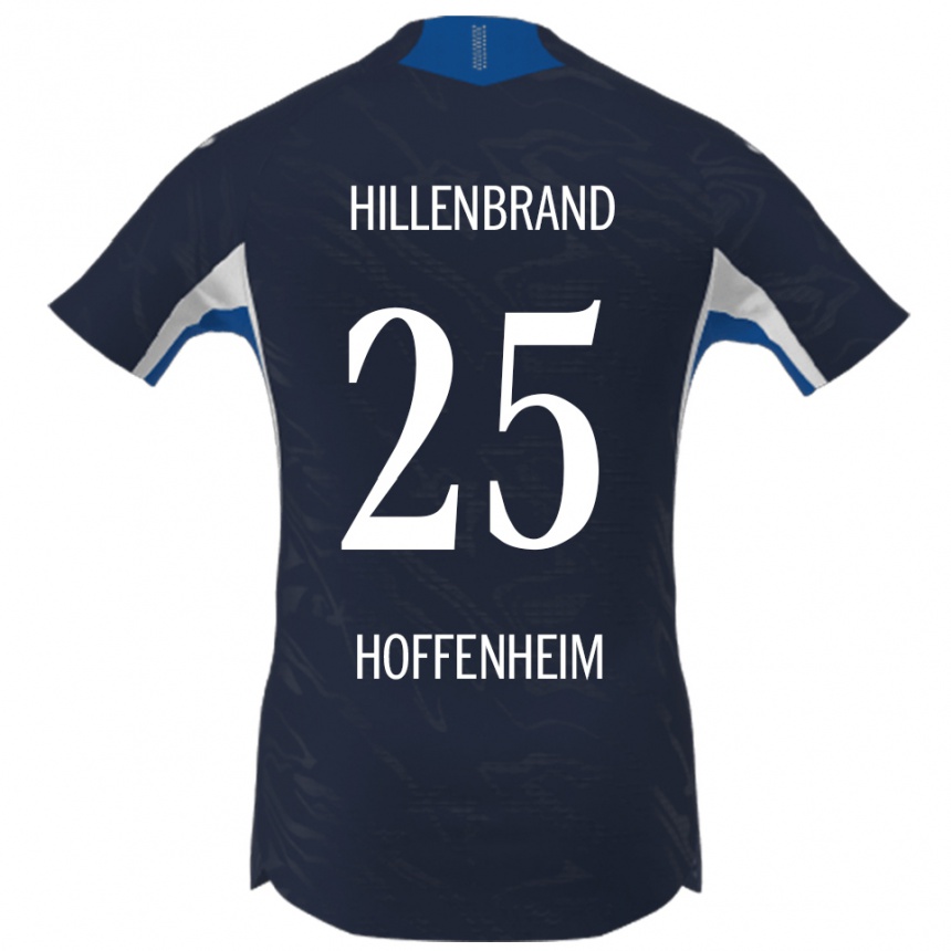 נשים כדורגל Jack Hillenbrand #25 נייבי לבן ג'רזי ביתית 2025/26