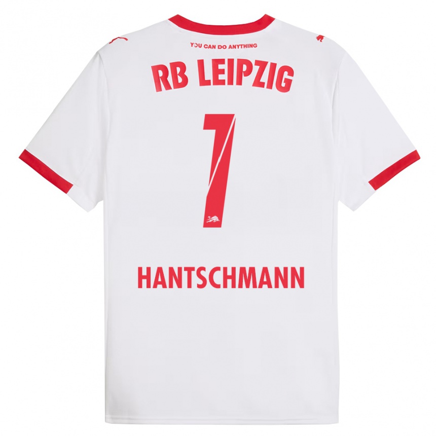 נשים כדורגל Franz Hantschmann #1 לבן אדום ג'רזי ביתית 2025/26