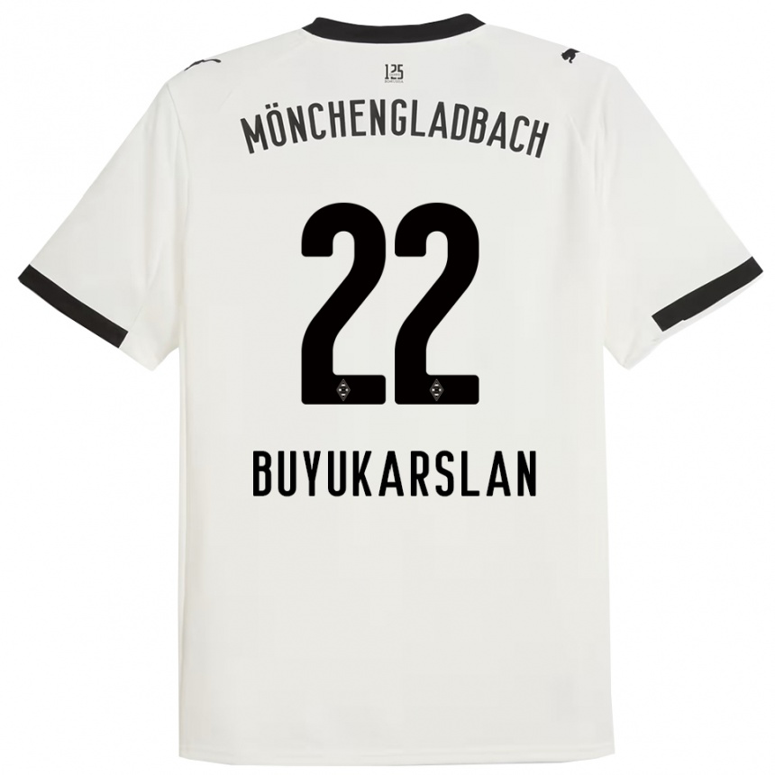 נשים כדורגל אוג'וזקאן ויוקרסלאן #22 לבן שחור ג'רזי ביתית 2025/26