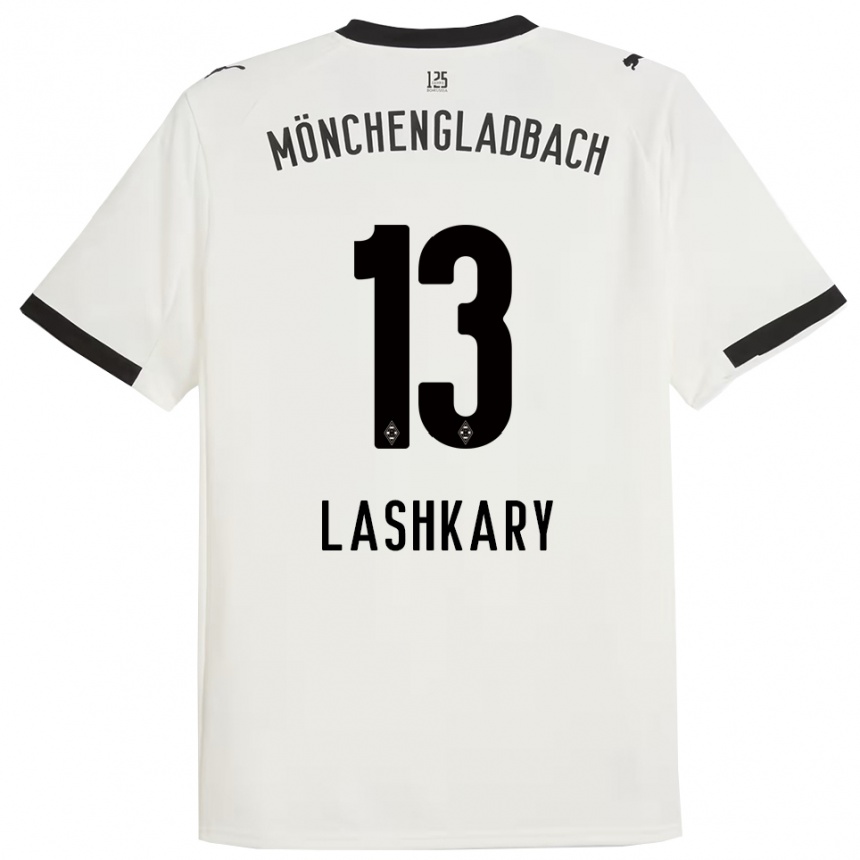 נשים כדורגל רומן לשקרי #13 לבן שחור ג'רזי ביתית 2025/26