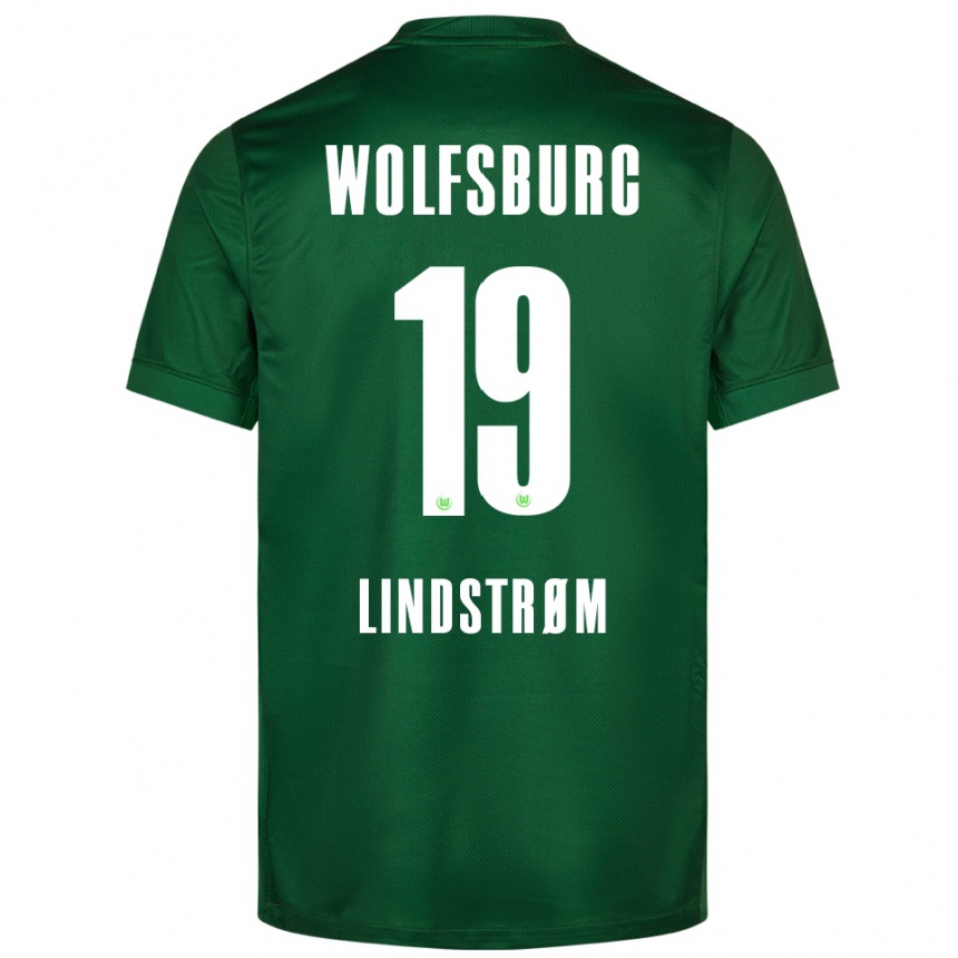נשים כדורגל יספר לינדסטרום #19 ירוק לבן ג'רזי ביתית 2025/26