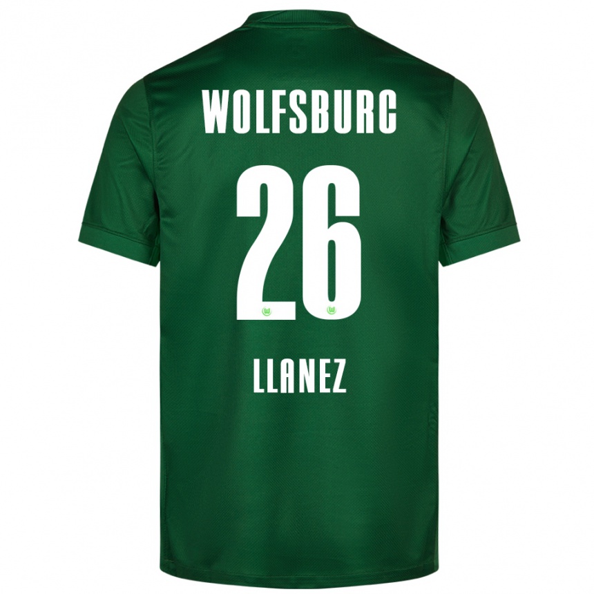 נשים כדורגל אוליסס ליינס #26 ירוק לבן ג'רזי ביתית 2025/26