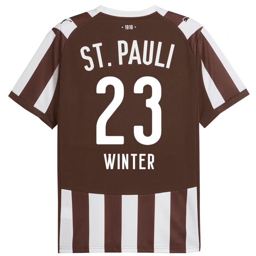 נשים כדורגל Nik Winter #23 קפה לבן ג'רזי ביתית 2025/26