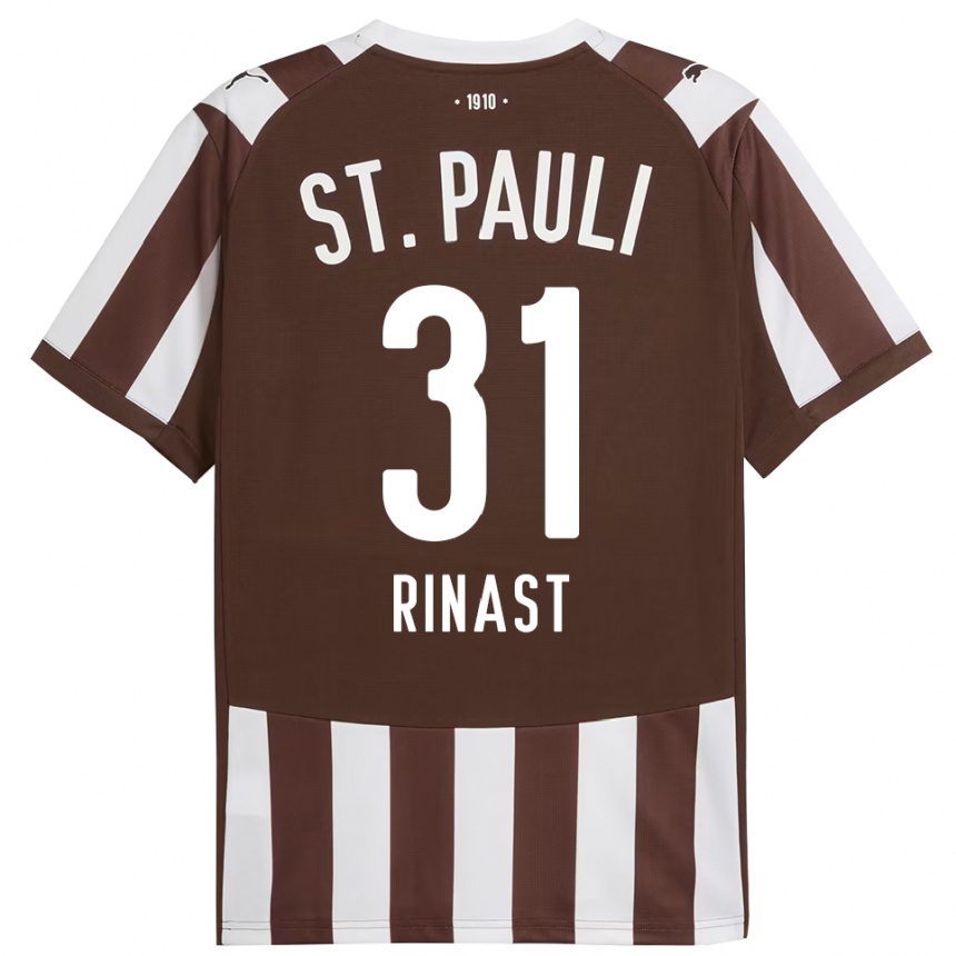 נשים כדורגל Rachel Rinast #31 קפה לבן ג'רזי ביתית 2025/26