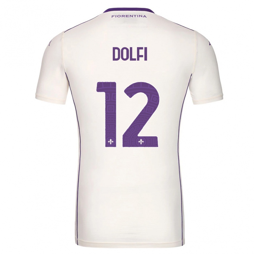 נשים כדורגל ברנדו דולפי #12 לבן סגול אדום הרחק ג'רזי 2025/26