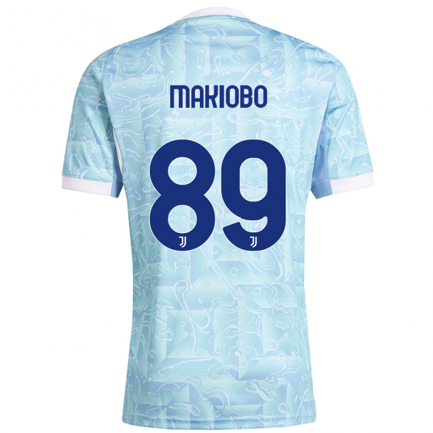 נשים כדורגל Grady Makiobo #89 תכלת צהוב הרחק ג'רזי 2025/26