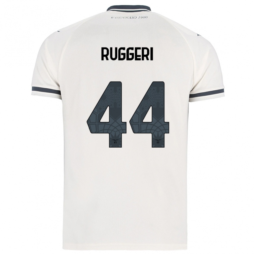 נשים כדורגל פאביו אנדראה רוג׳רי #44 לבן נייבי הרחק ג'רזי 2025/26