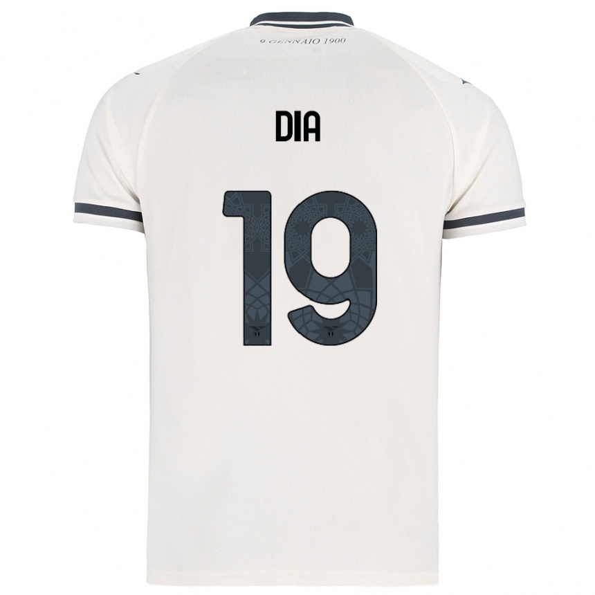 נשים כדורגל בולאיה דיה #19 לבן נייבי הרחק ג'רזי 2025/26