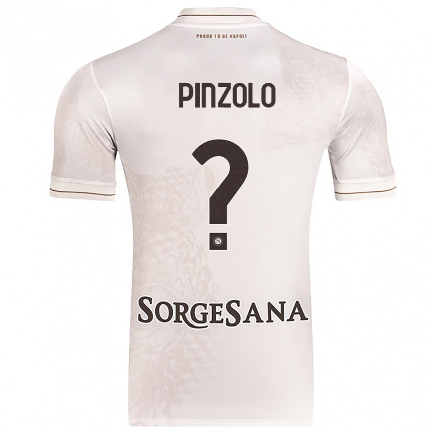 נשים כדורגל Giandiego Pinzolo #0 שמפניה חום הרחק ג'רזי 2025/26