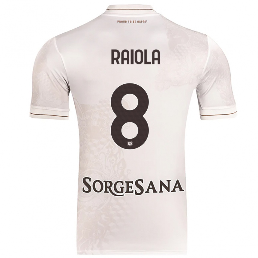 נשים כדורגל ארטורו ראיולה #8 שמפניה חום הרחק ג'רזי 2025/26