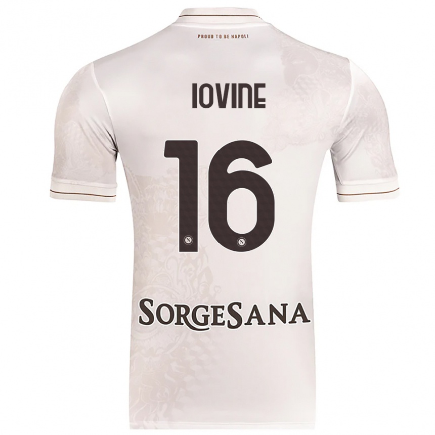 נשים כדורגל Andrea Iovine #16 שמפניה חום הרחק ג'רזי 2025/26