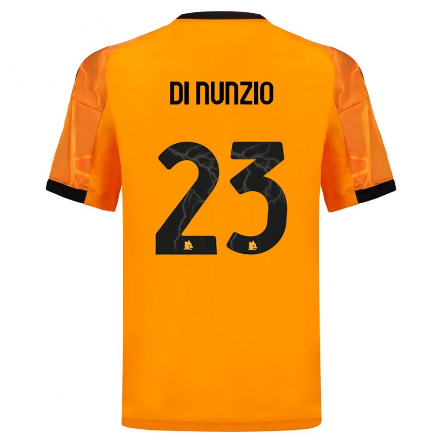 נשים כדורגל אלסנדרו די נונזיו #23 כתום שחור הרחק ג'רזי 2025/26
