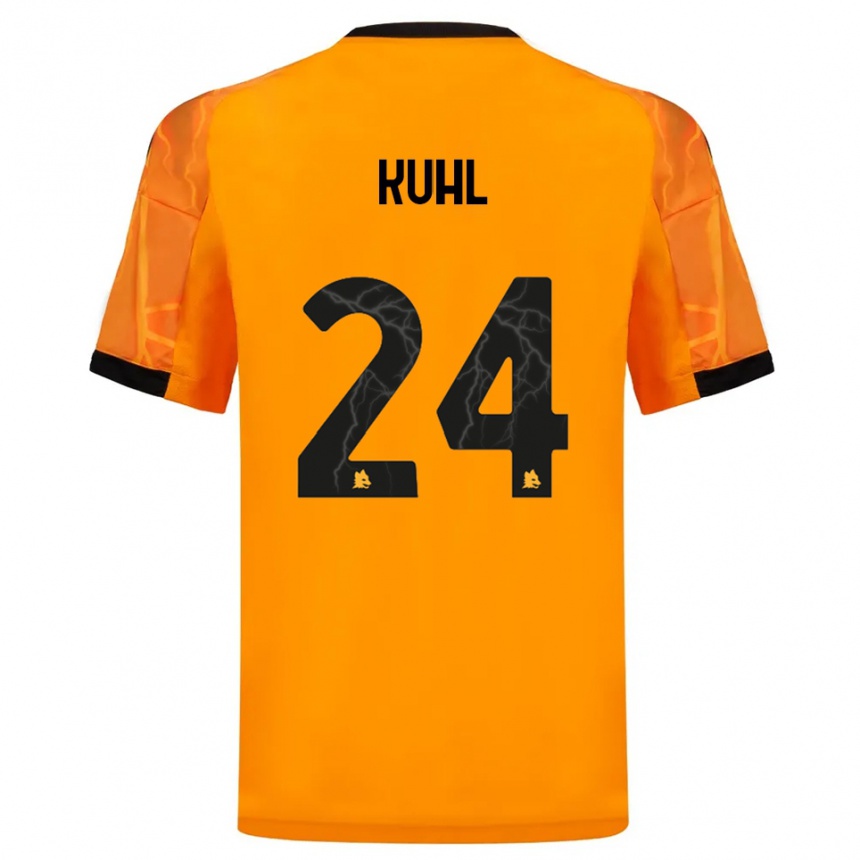 נשים כדורגל קת׳רין מולר קאל #24 כתום שחור הרחק ג'רזי 2025/26