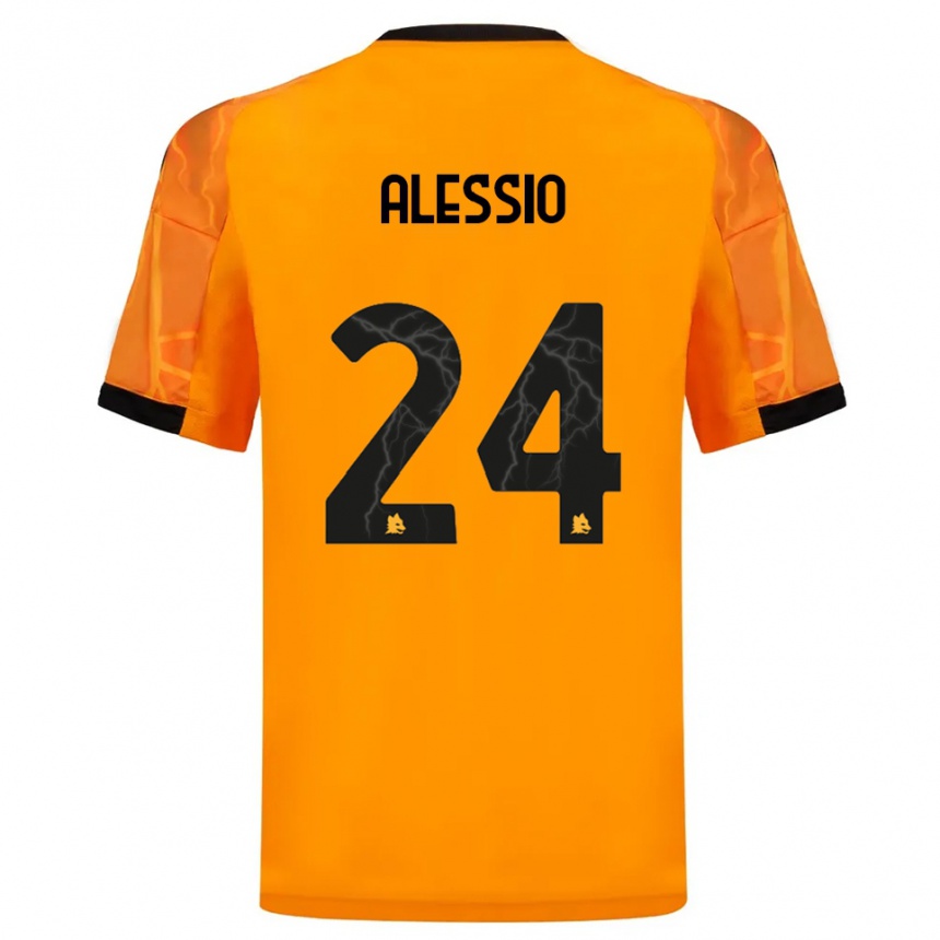 נשים כדורגל פיליפו אלסיו #24 כתום שחור הרחק ג'רזי 2025/26